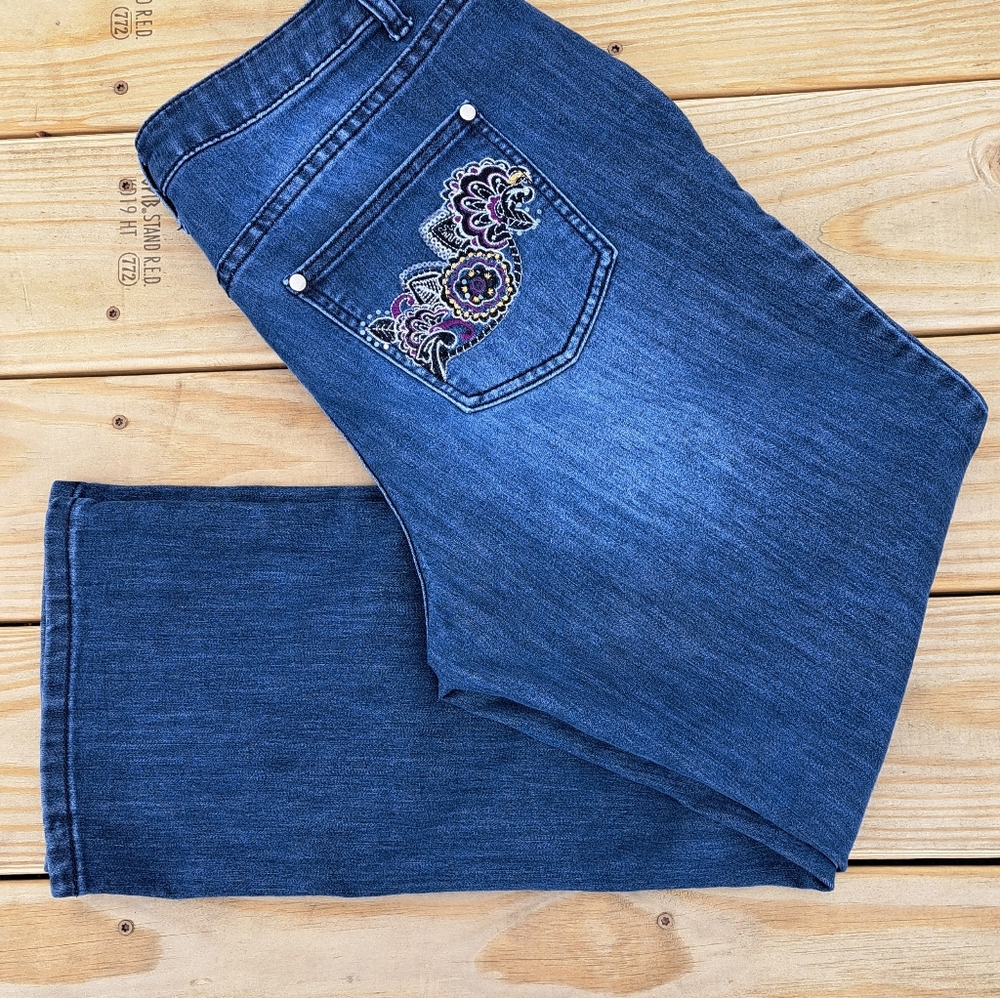 Christopher Banks size 10 petite Blue Women's Jeans